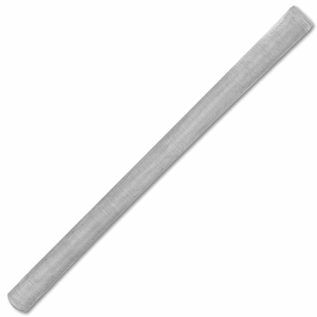 Aluminum Mesh Screen 39.4x196.9 Inches Silver W718383