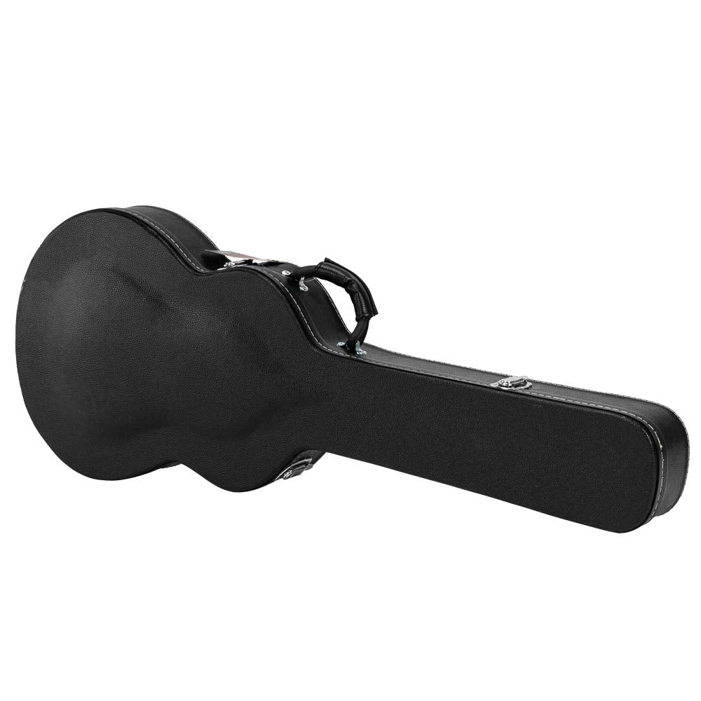 Portable Electric Guitar Hard Case, PU Leather, Black P69592