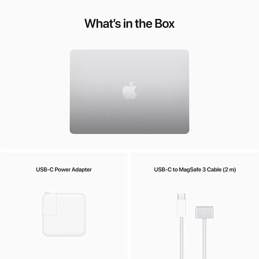 Apple M2 Chip 13.6-inch 8GB RAM 256GB SSD Silver V780