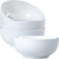 40 oz White Ceramic Bowl Set of 4 E600224