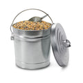 6 Gallon Galvanized Steel Round Trash Can Z4227