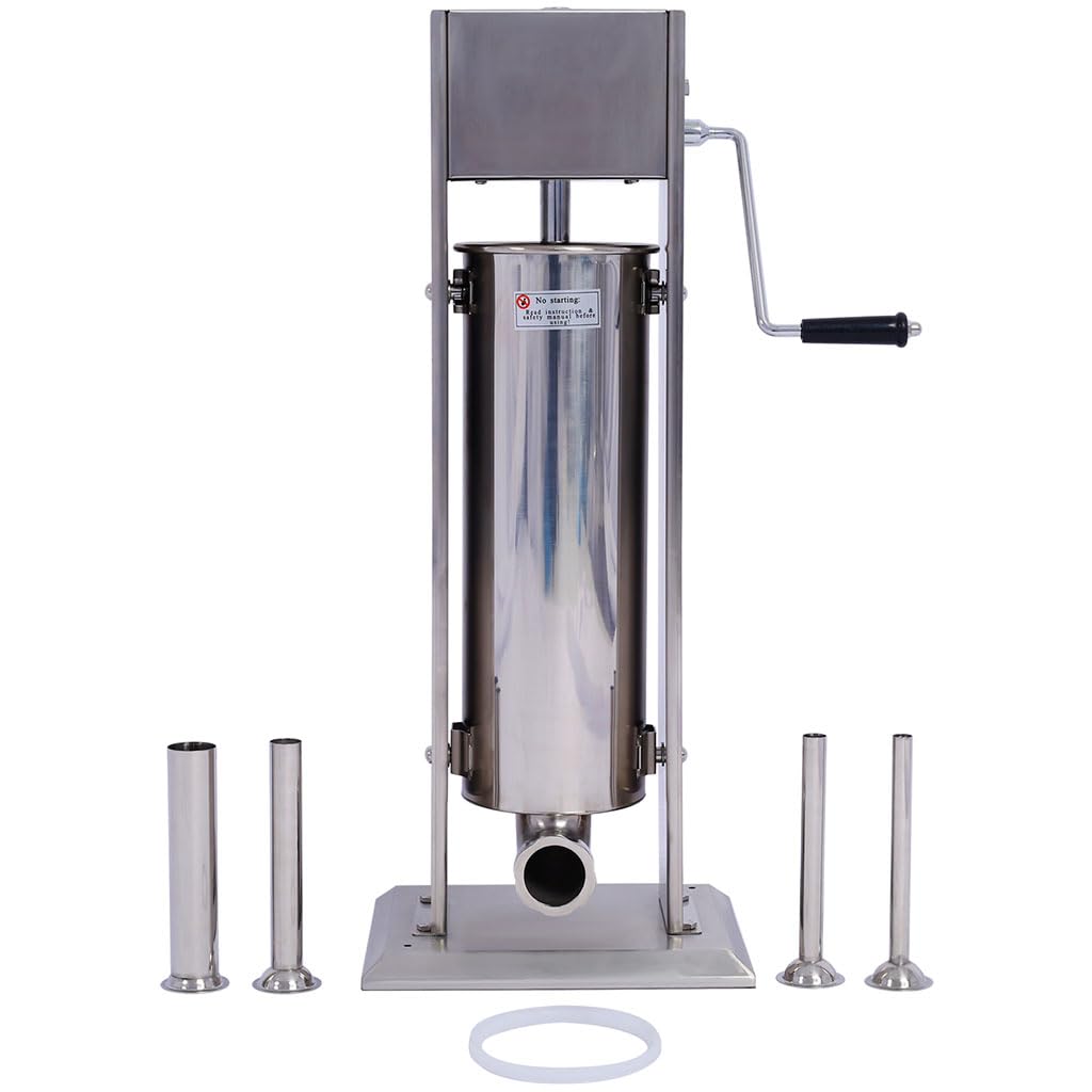 7L Stainless Steel Manual Vertical Sausage Stuffer I443