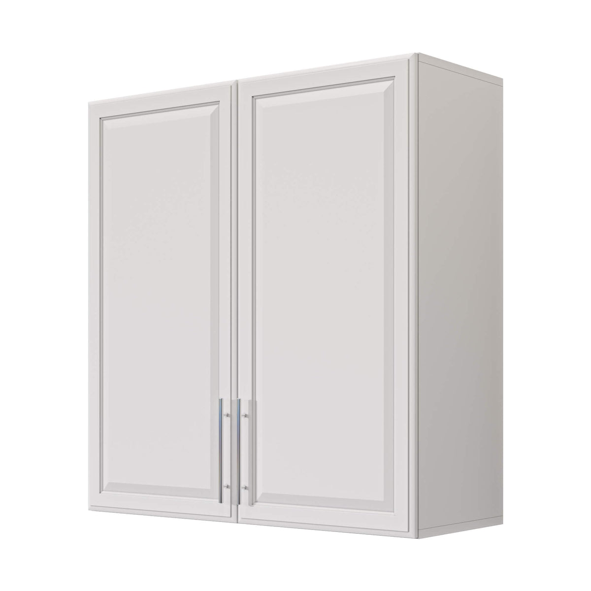 White Wall Cabinet with Adjustable Shelves O74633