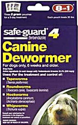 4 Canine Dewormer for Medium Dogs 2 g 3 Pouches N414
