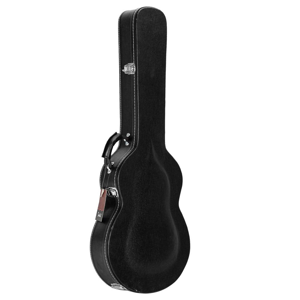 Portable Electric Guitar Hard Case, PU Leather, Black P69592