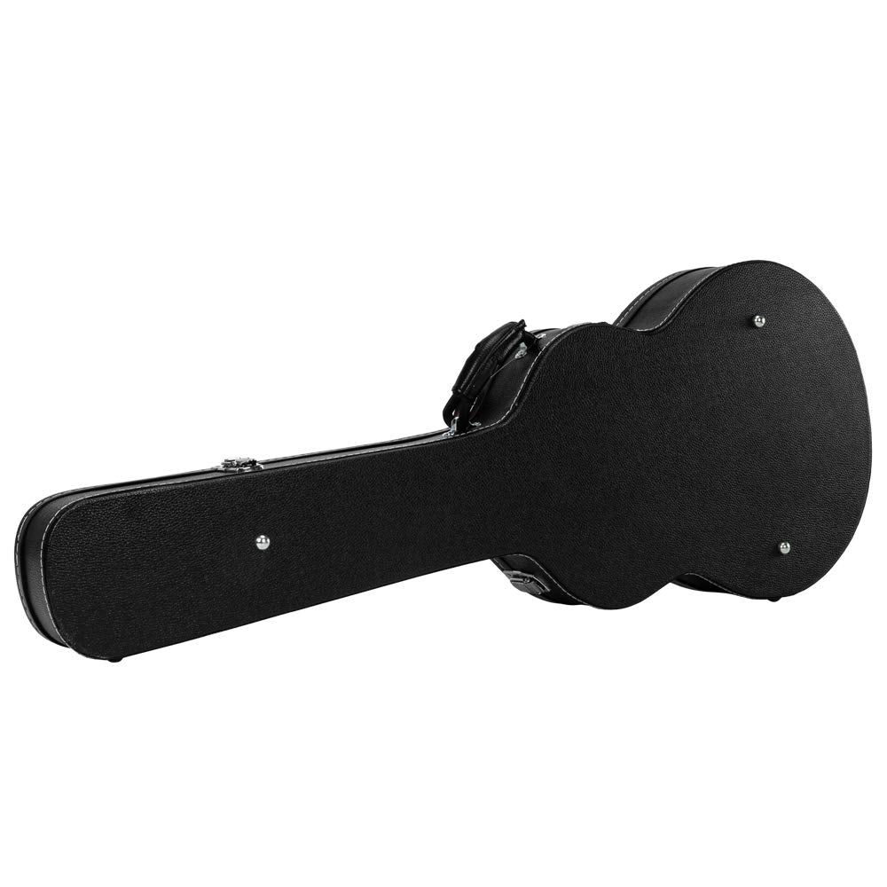 Portable Electric Guitar Hard Case, PU Leather, Black P69592