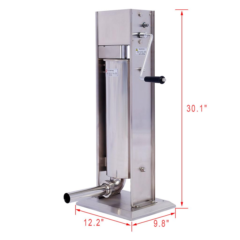 7L Stainless Steel Manual Vertical Sausage Stuffer I443