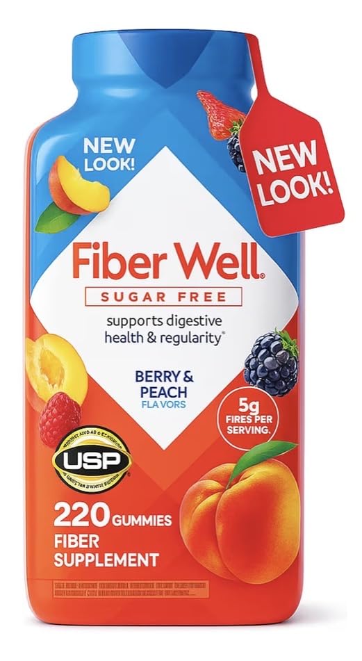 Sugar Free Fiber Gummies with Prebiotic 220 Count V8630
