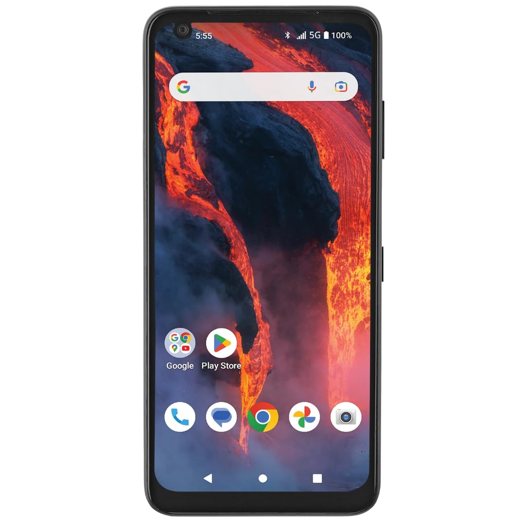5G Smartphone 64GB 6GB 6.78" HD+ 48MP Triple Camera Black J6942