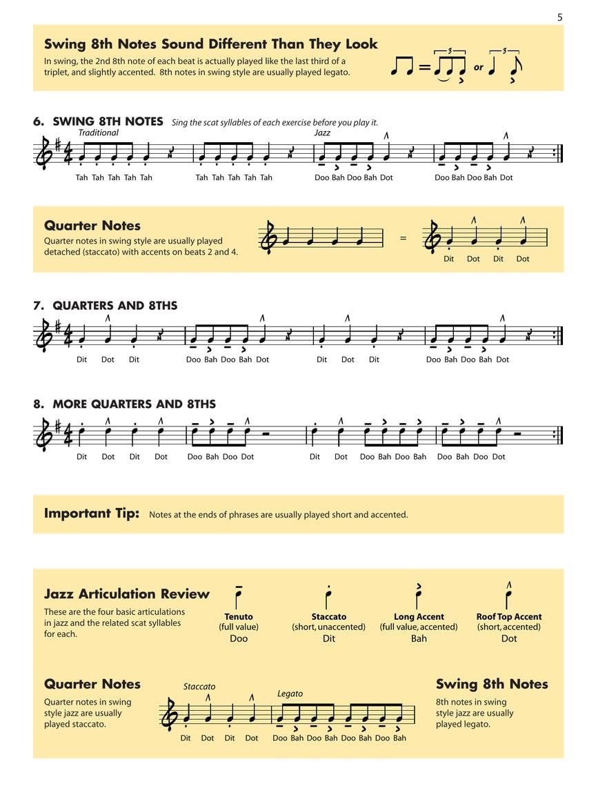 Alto Saxophone Jazz Ensemble Method J23443