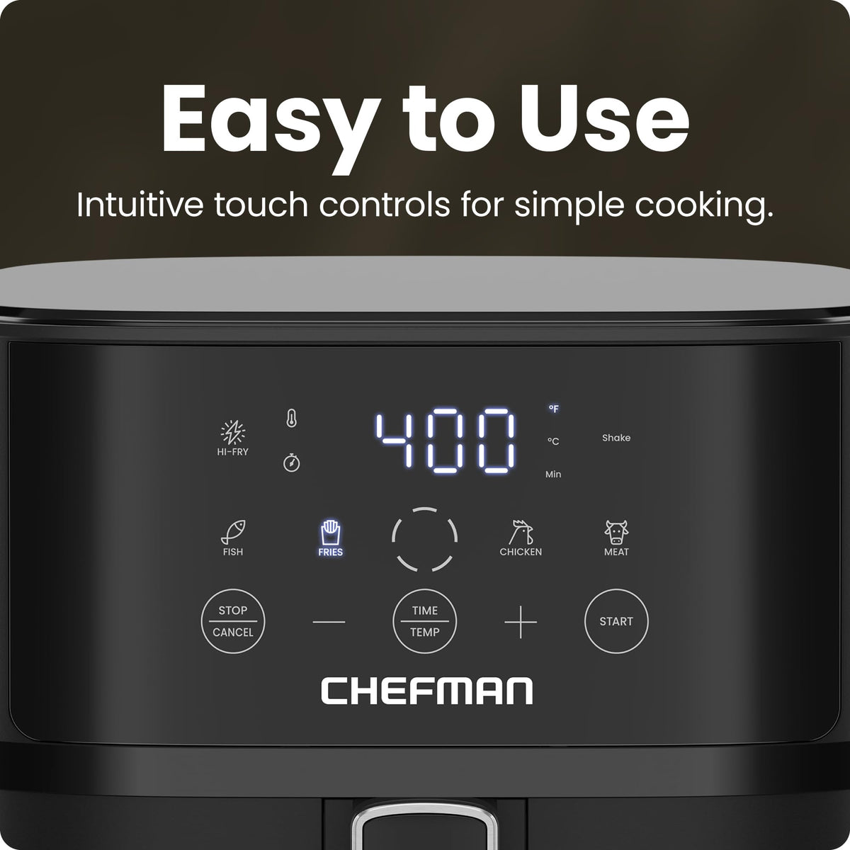 6 QT Compact Nonstick Air Fryer W2851