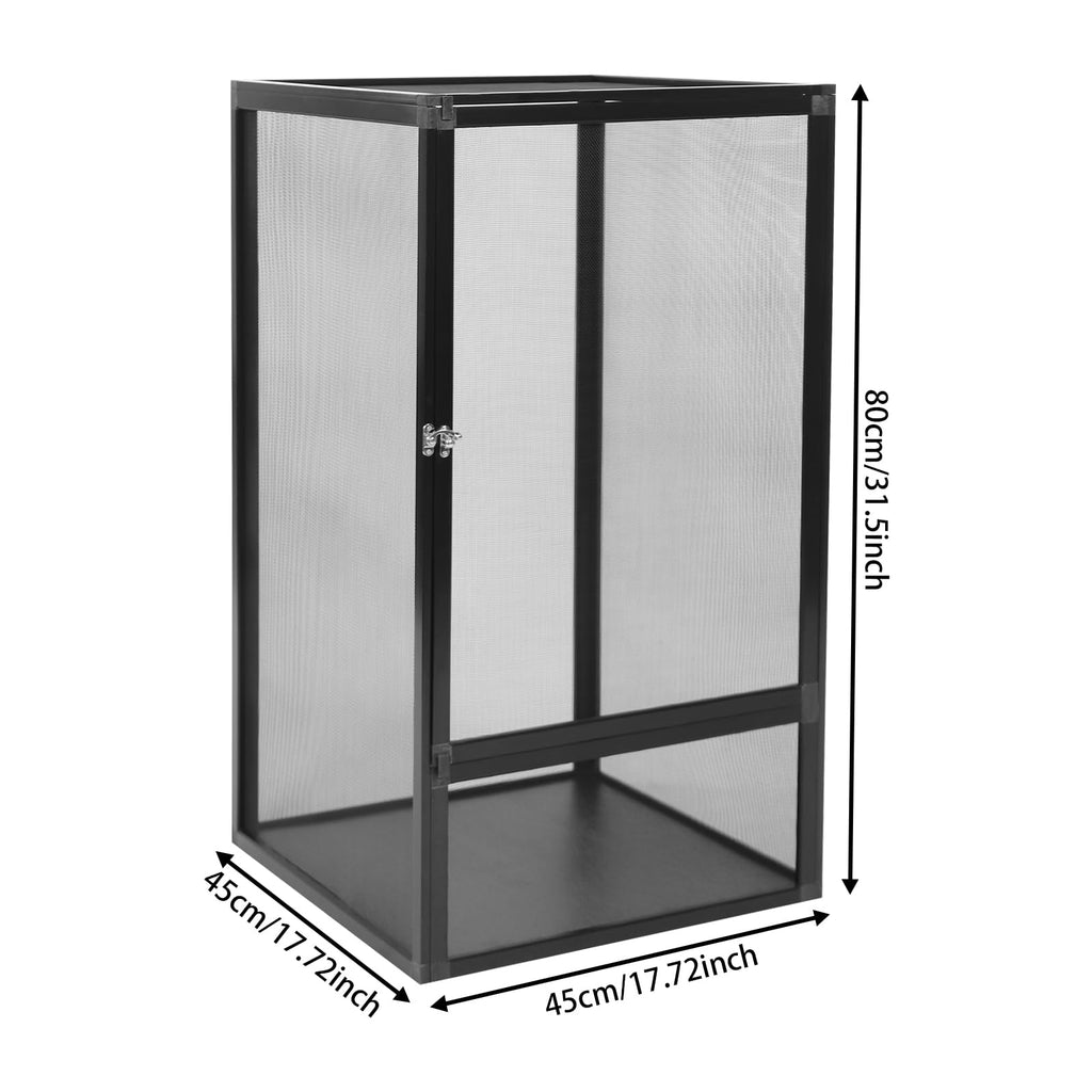 Terrarium Enclosure with Mesh Top and Locking Latch F18941