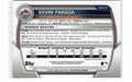 2023 Bowman Chrome Mega Box Mojo Autographed Refractor Blue #BMA-KP Kevin Parada Autographed /150 New York Mets Baseball NM-MT C97274
