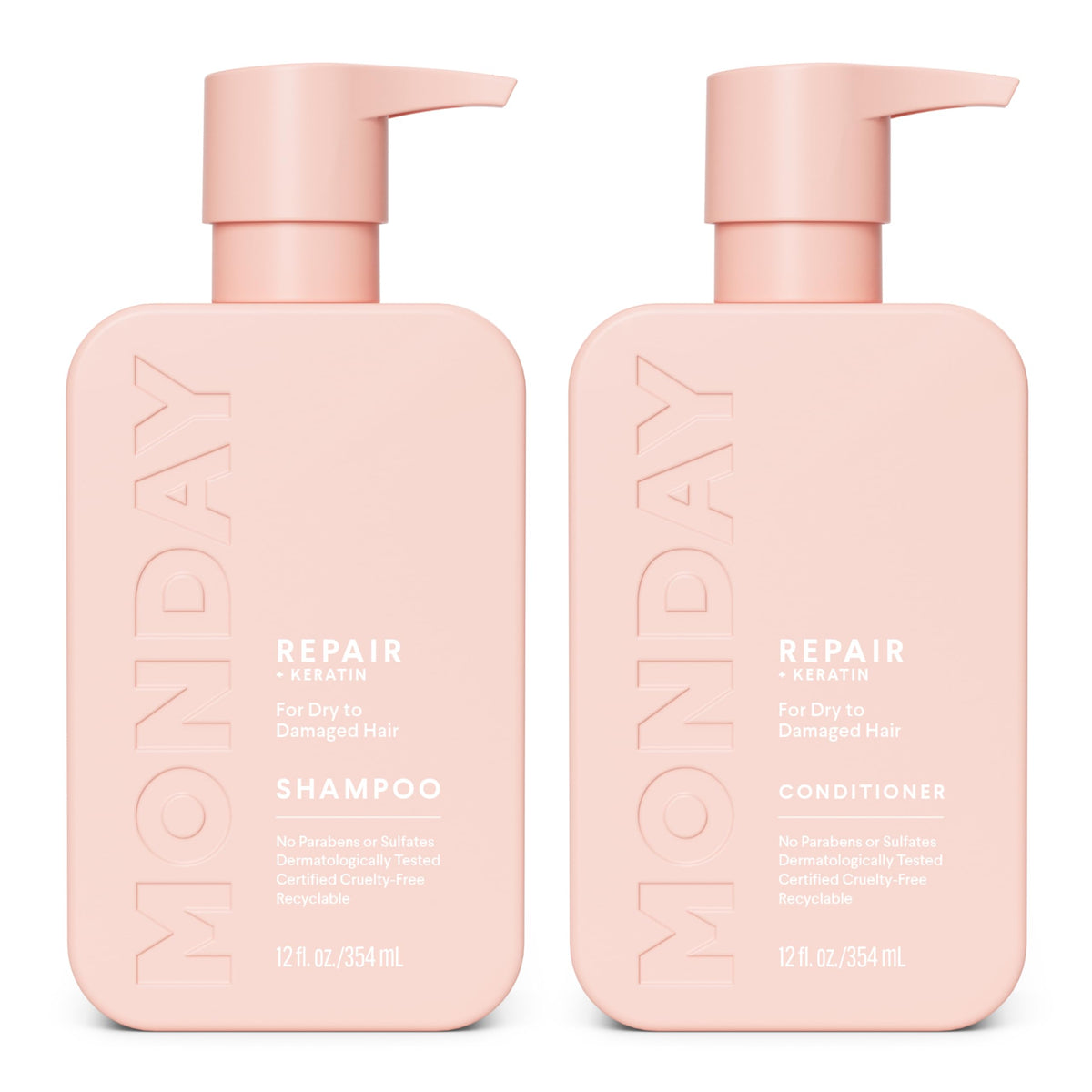 Repair Shampoo and Conditioner Set 2 Count 12 oz N145