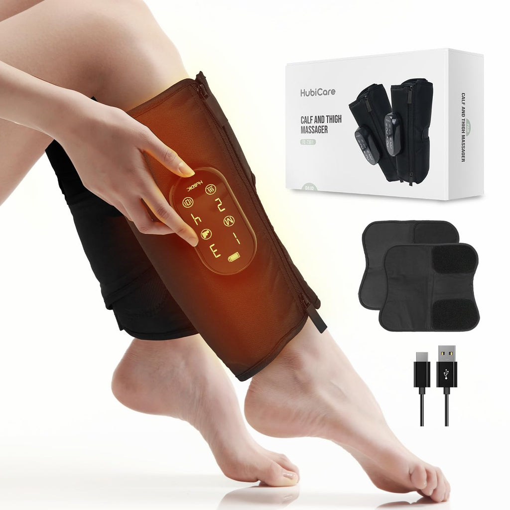 Heated Air Compression Cordless Leg Massager with Extension (Pair) U433422
