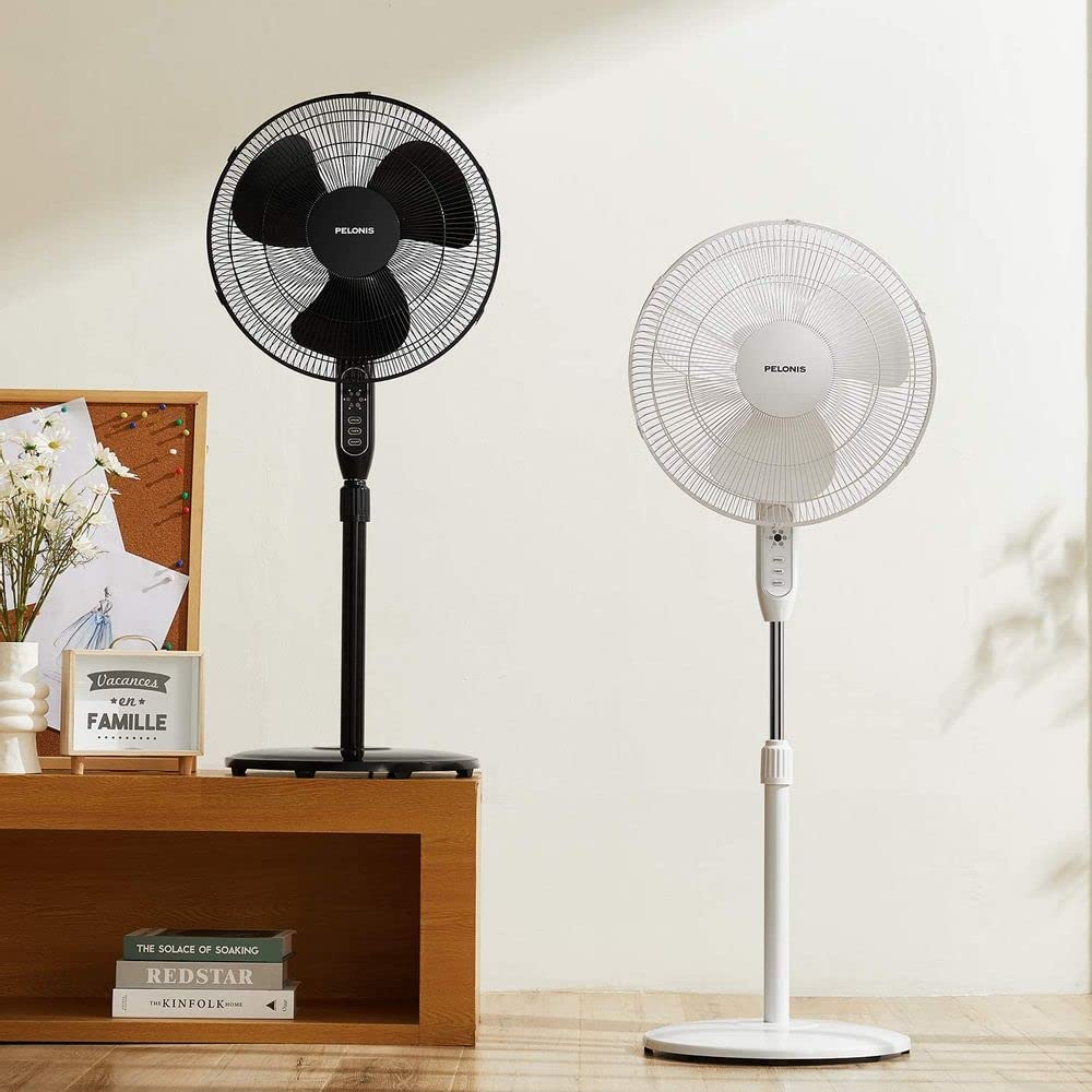 16" Adjustable Oscillating Pedestal Fan with Remote P281078