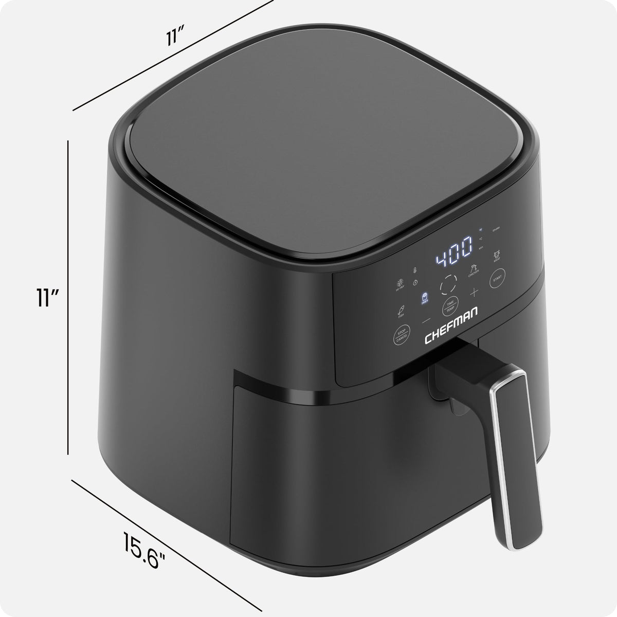 6 QT Compact Nonstick Air Fryer W2851