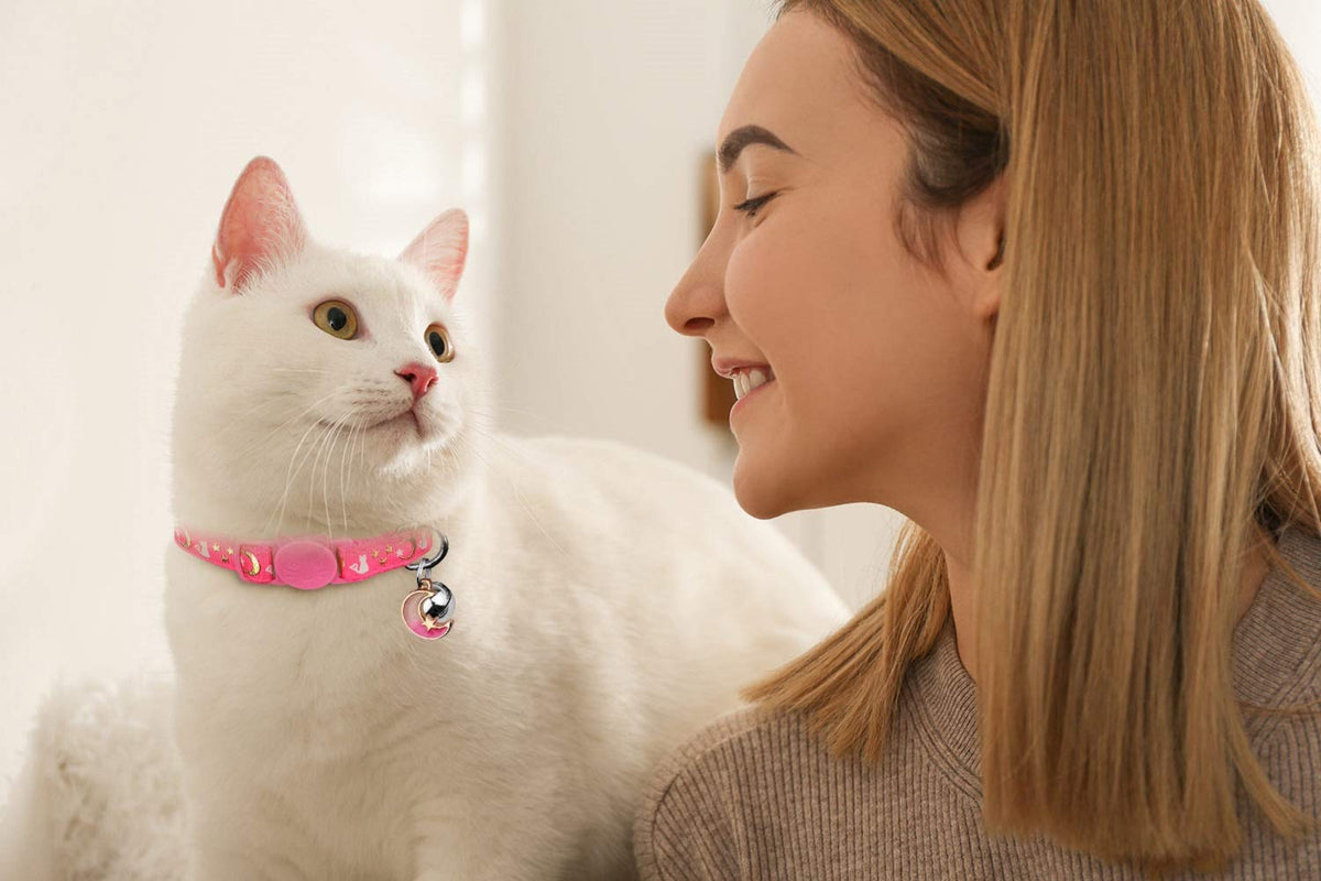 Breakaway Cat Collar with Bells 4PCS O816