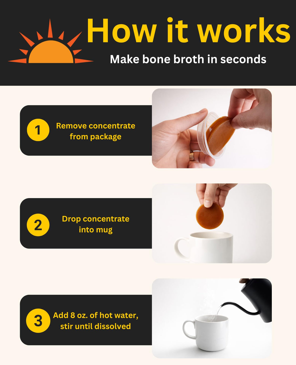 Bone Broth Variety Pack, 4 Flavors, 12 Count N49436