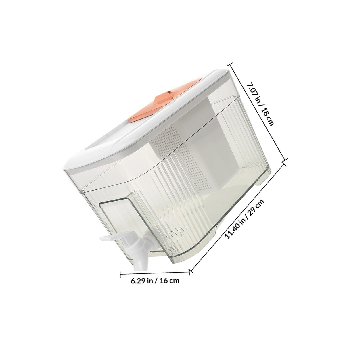 Cold Water Jug with Faucet White W62155