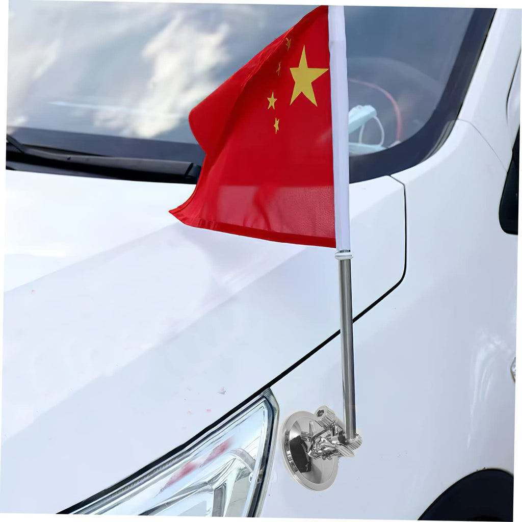 2pcs Flag Pole Base Suction Cup Mount J889588