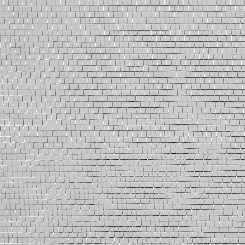 Aluminum Mesh Screen 39.4x196.9 Inches Silver W718383