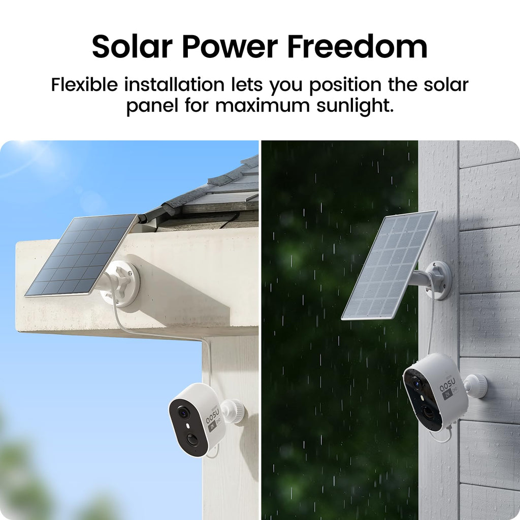 2K Solar Security Cameras Wireless Outdoor System M434