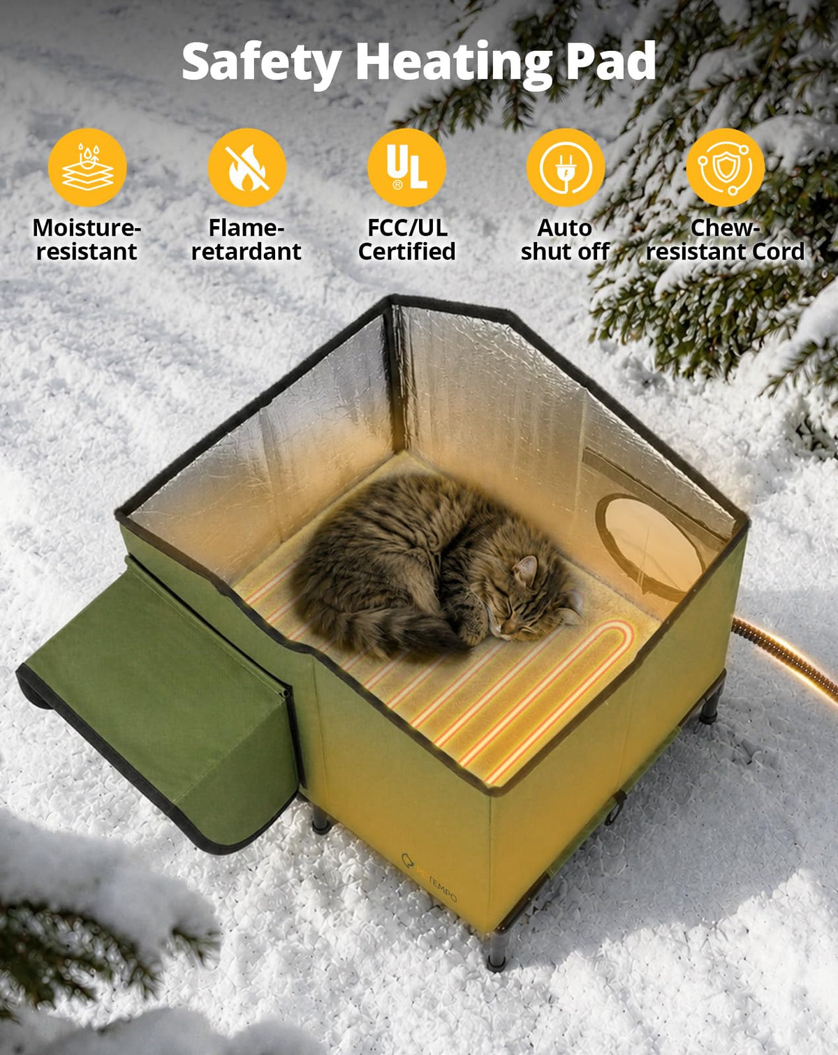 Heated Cat House P23268