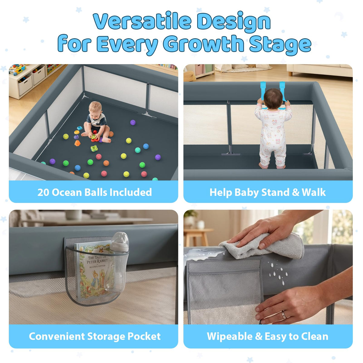Large Baby Playpen W483