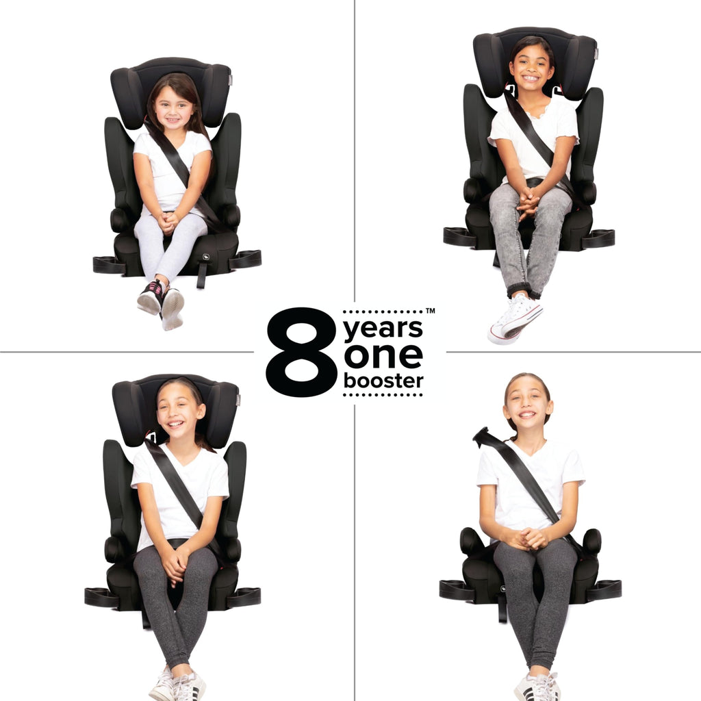 2-in-1 Belt Positioning Booster Seat, Black G4114