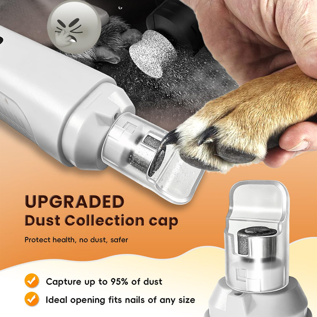 6-Speed Dog Nail Grinder with LED Light F90293