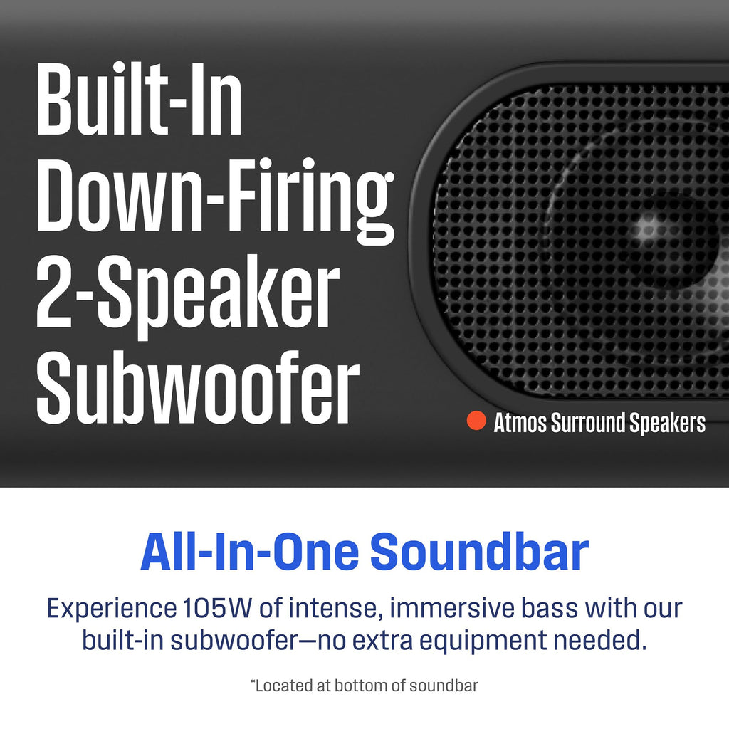 4K 50 Inch TV and 3.1.2 Sound Bar R467