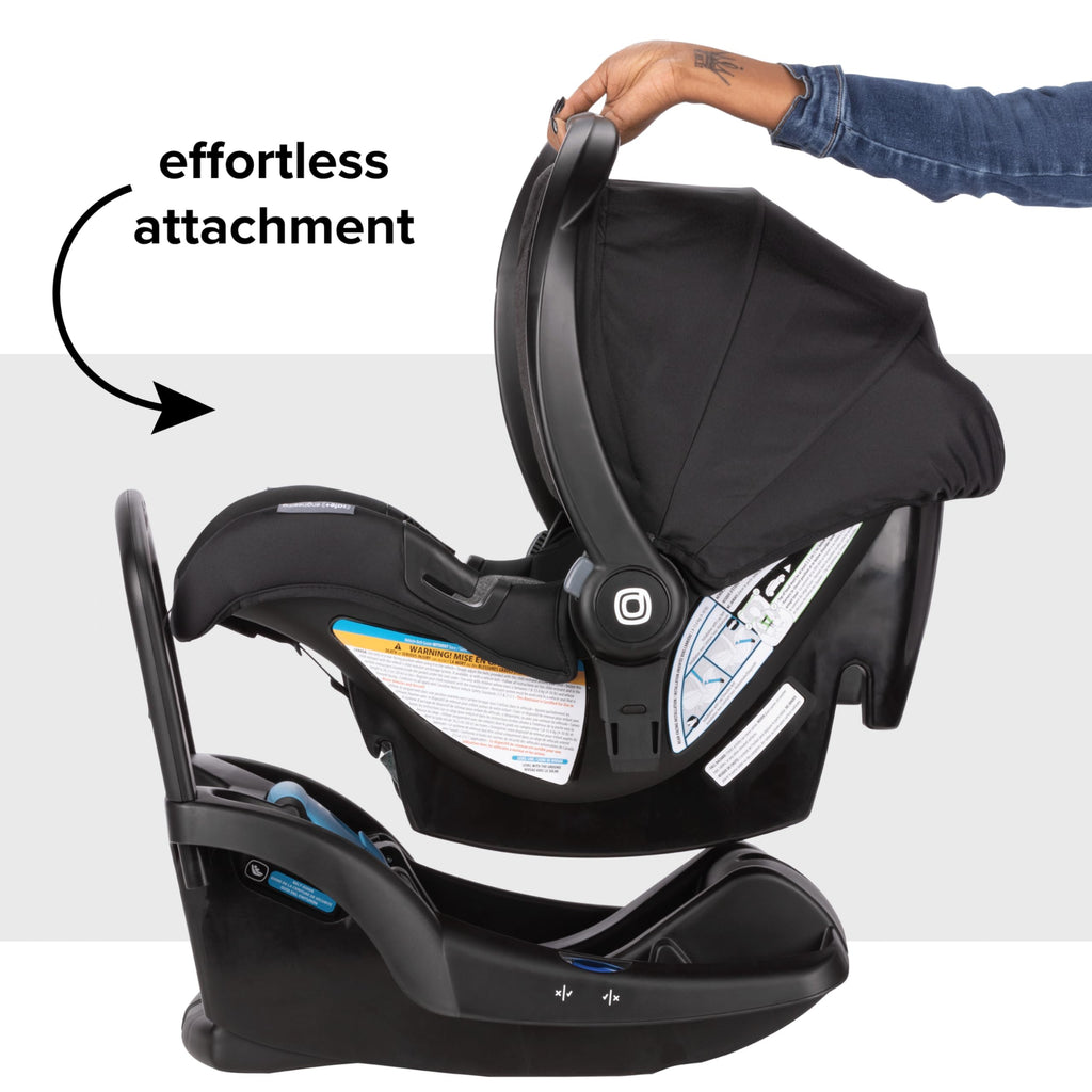 Infant Car Seat and Base, Rear-Facing 4-30lbs, Black J700733