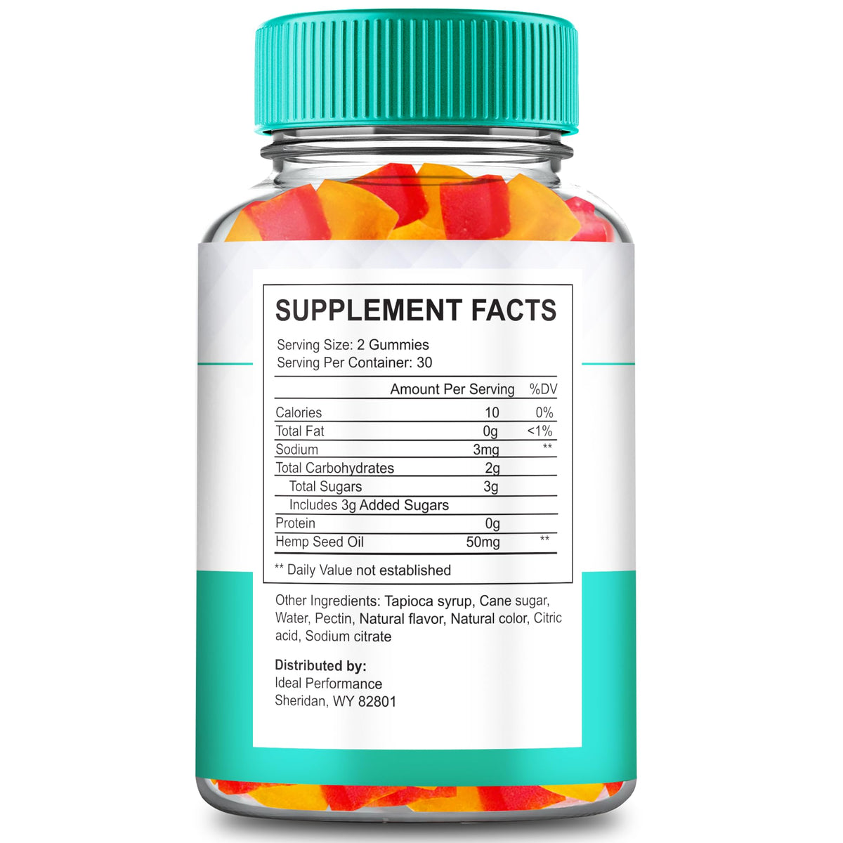 Hemp Gummies 60 Gummies E34009