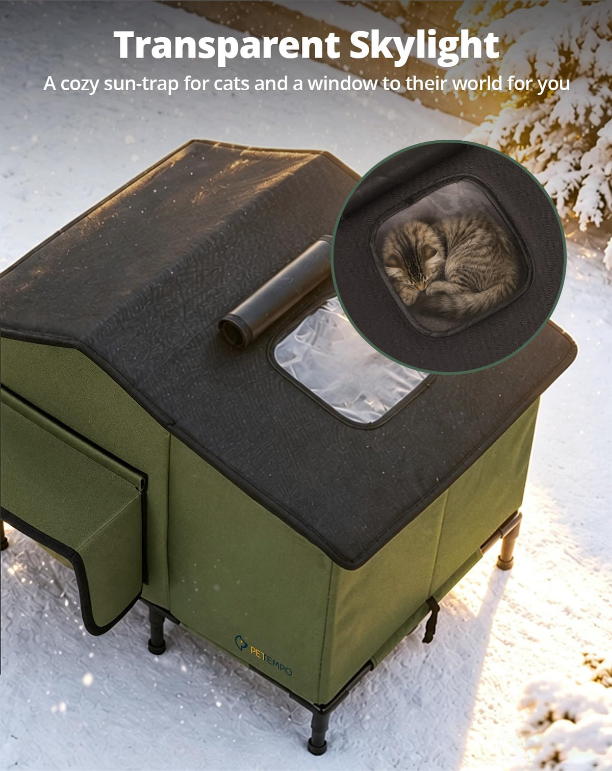 Heated Cat House P23268