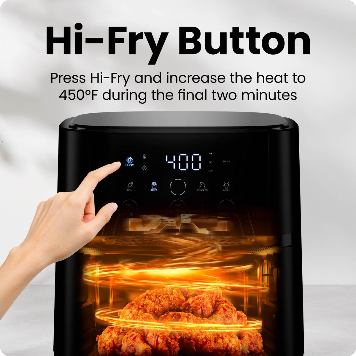 6 QT Compact Nonstick Air Fryer W2851
