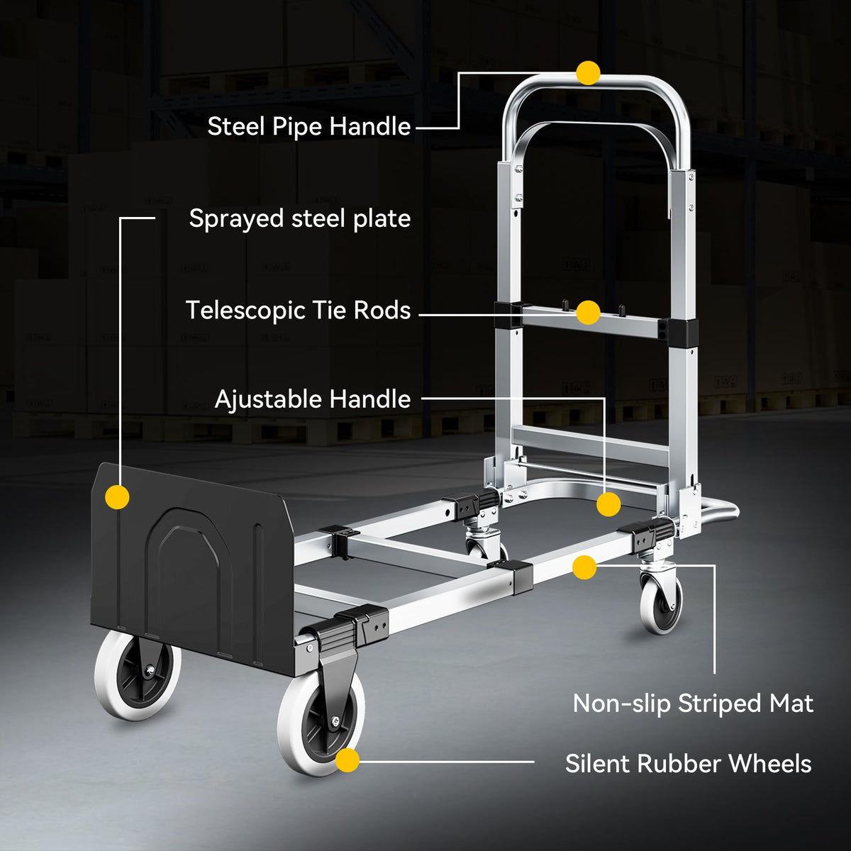 3-in-1 Convertible Dolly Cart C86107
