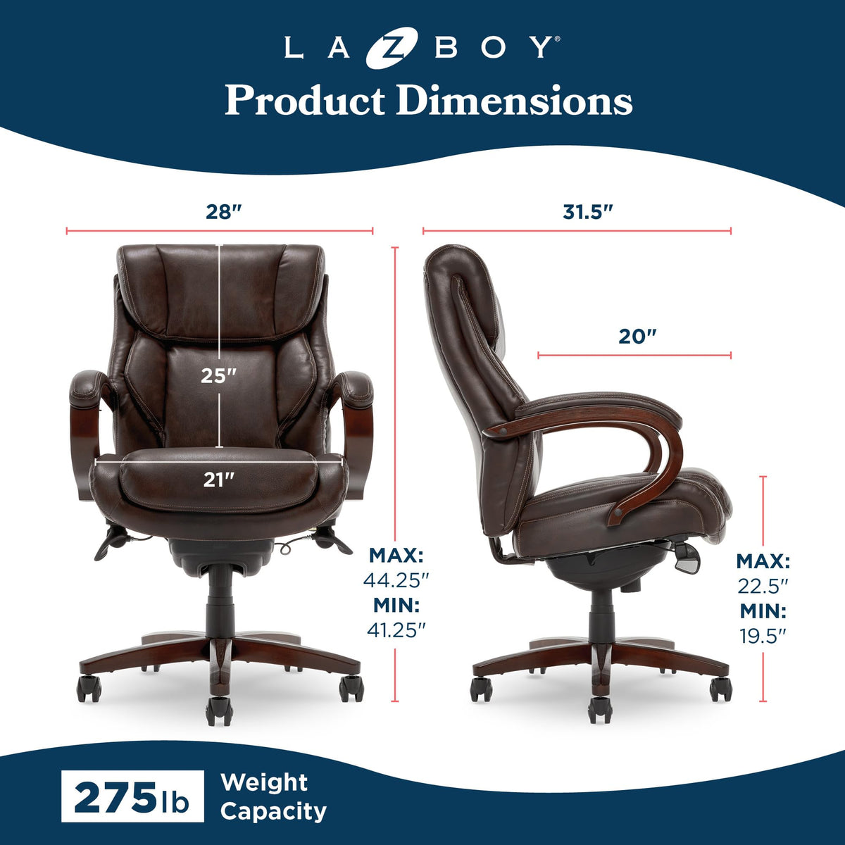 Executive Ergonomic Office Chair with Lumbar Support A440