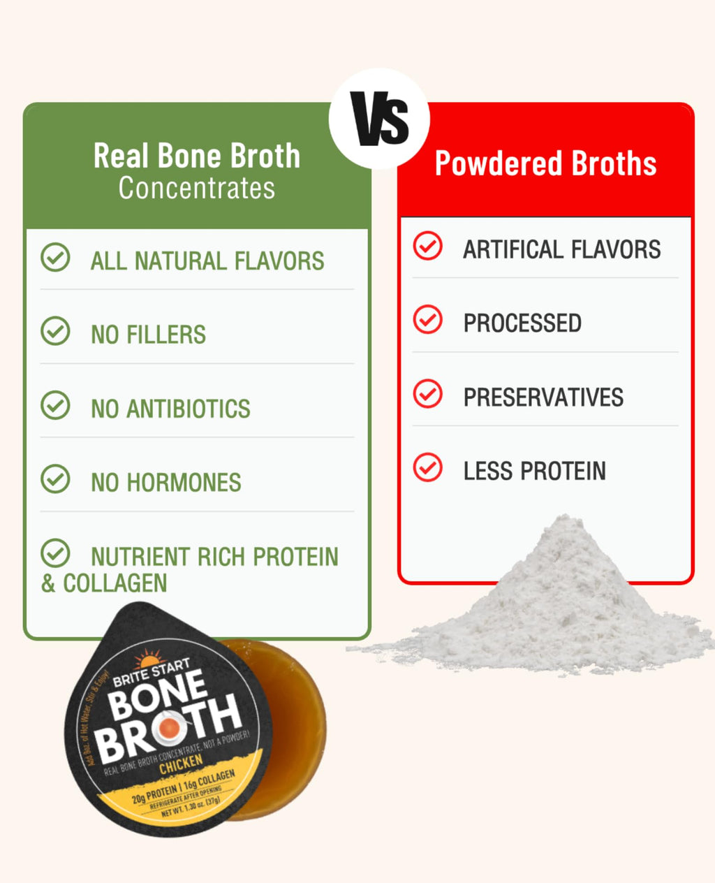 Bone Broth Variety Pack, 4 Flavors, 12 Count N49436