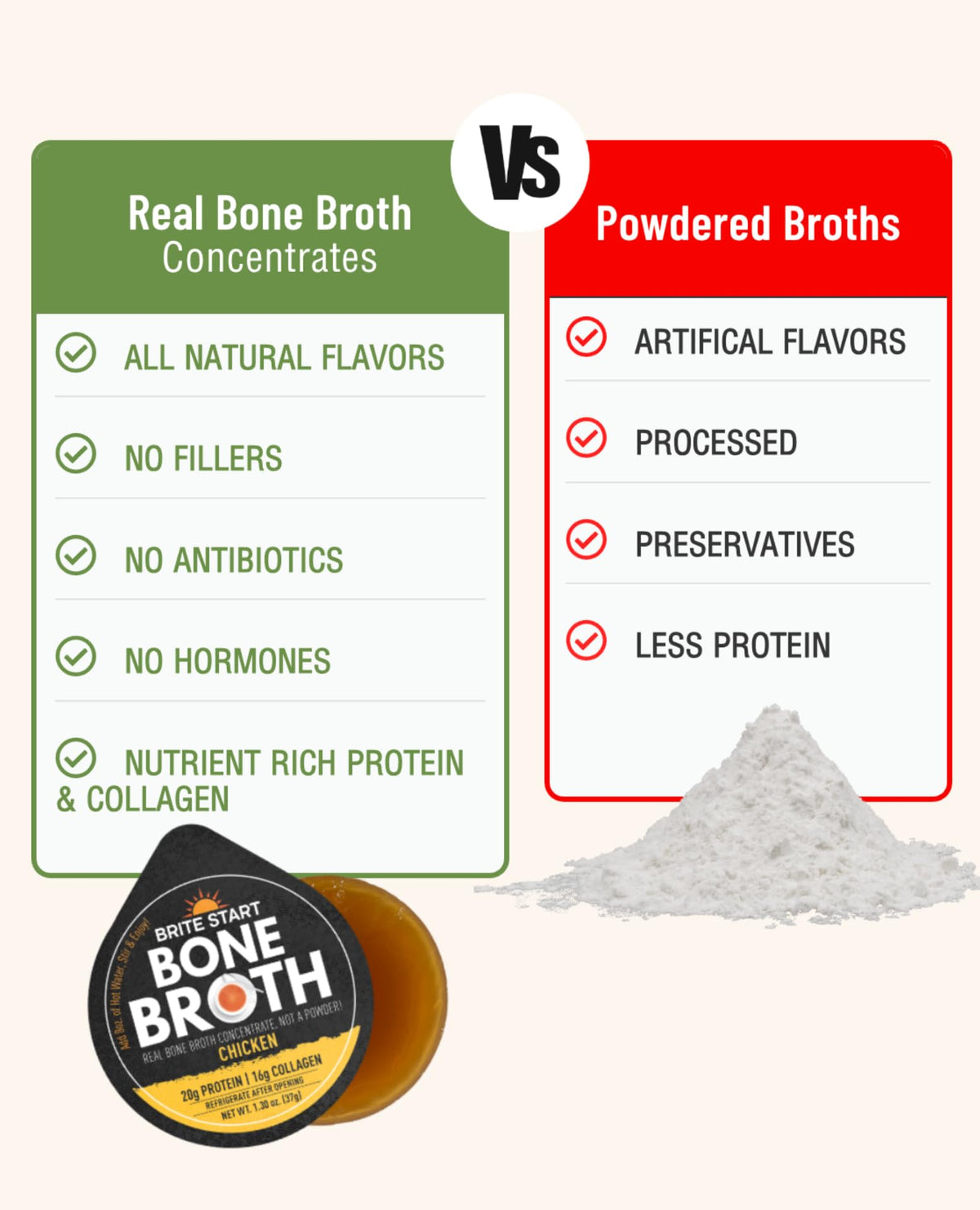 Bone Broth Variety Pack, 4 Flavors, 12 Count N49436