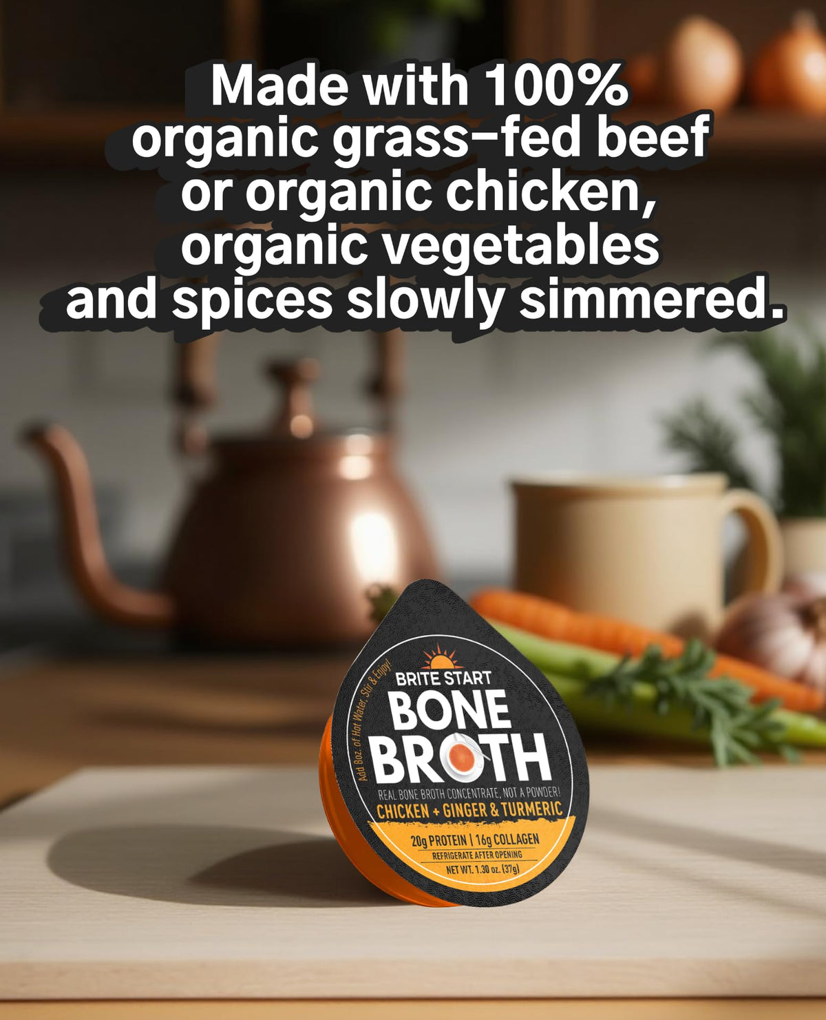 Bone Broth Variety Pack, 4 Flavors, 12 Count N49436