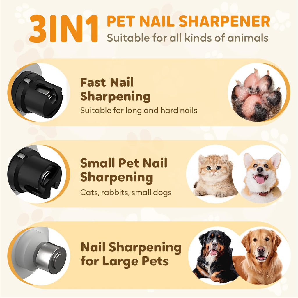 Rechargeable Portable Electric Pet Nail Grinder F639014