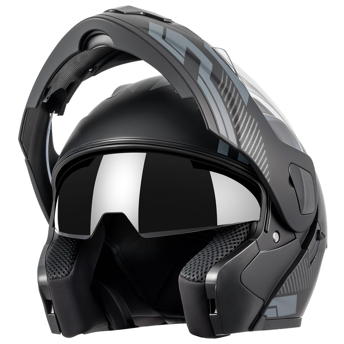 DOT Approved Modular Flip Up Motorcycle Helmet Y390701