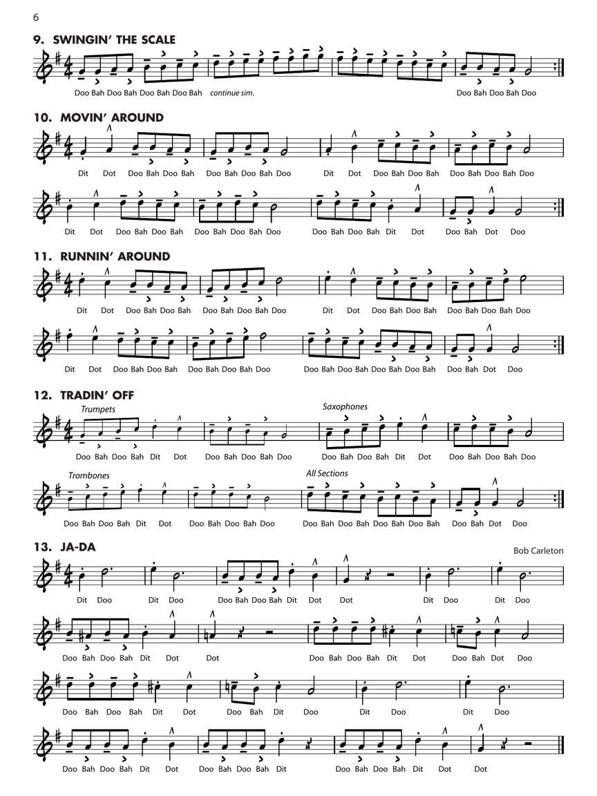 Alto Saxophone Jazz Ensemble Method J23443