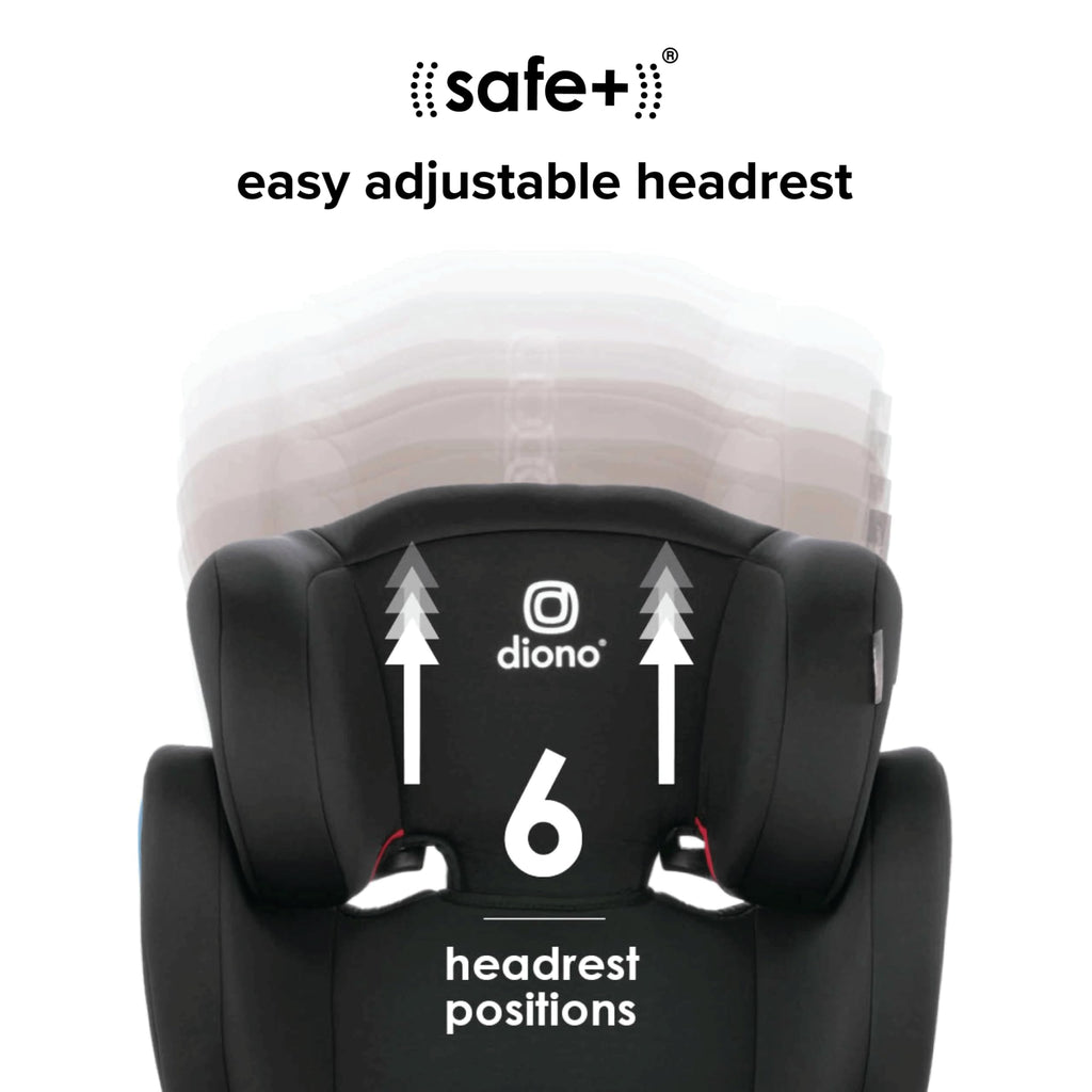 2-in-1 Belt Positioning Booster Seat, Black G4114