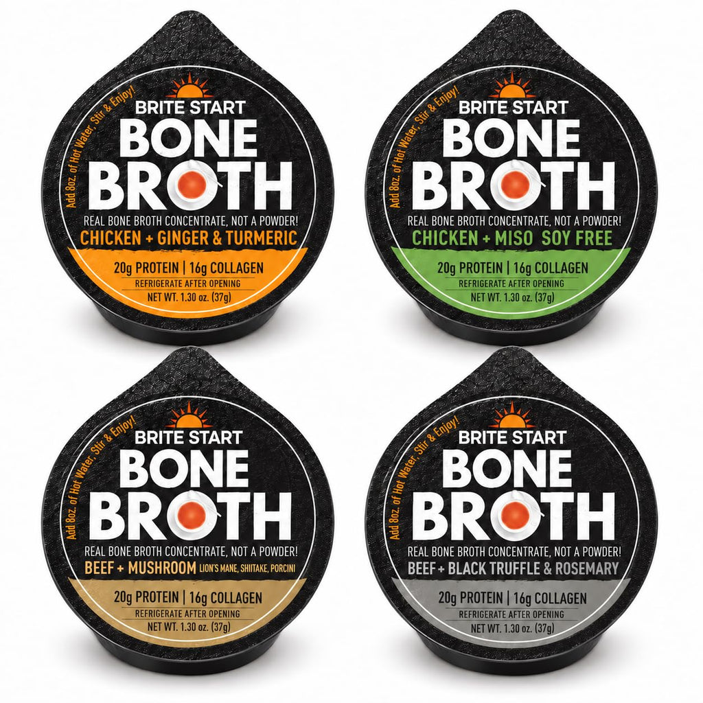 Bone Broth Variety Pack, 4 Flavors, 12 Count N49436