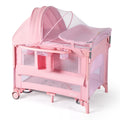 9 in 1 Bedside Bassinet with Changing Table A7702