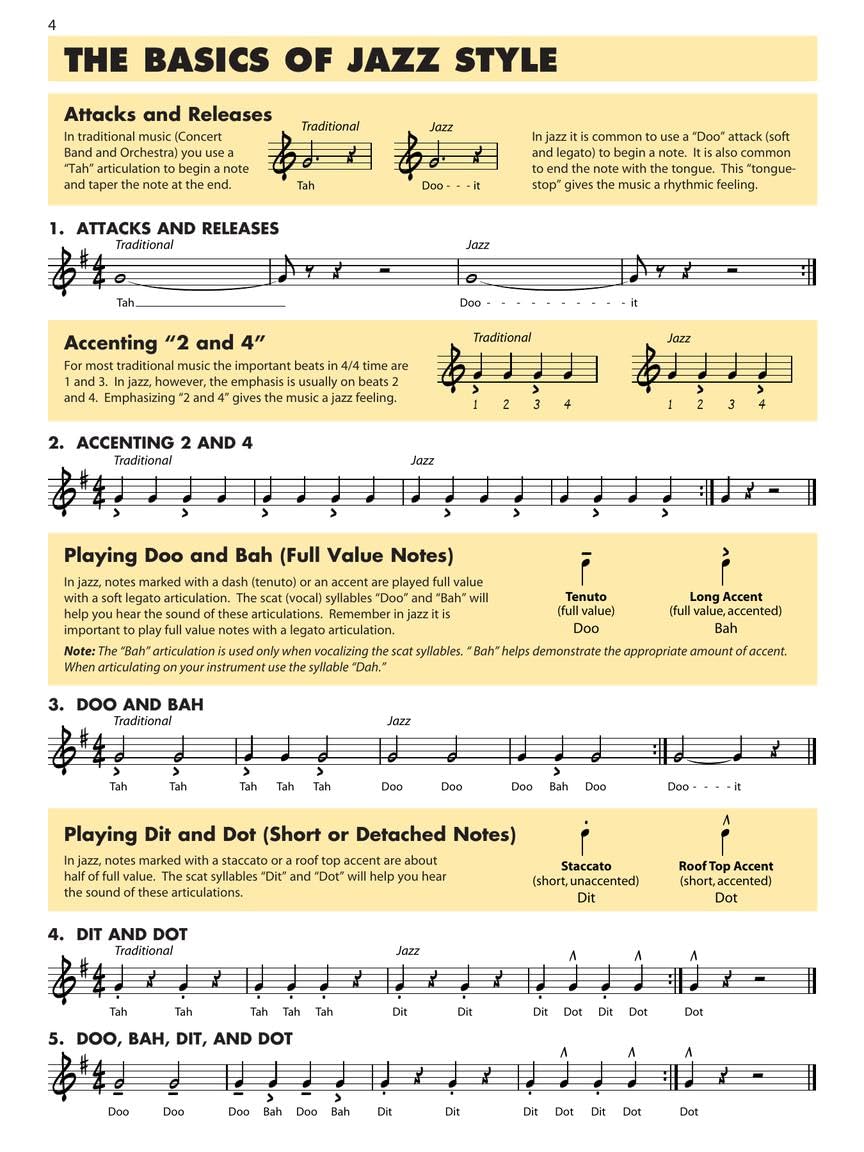 Alto Saxophone Jazz Ensemble Method J23443