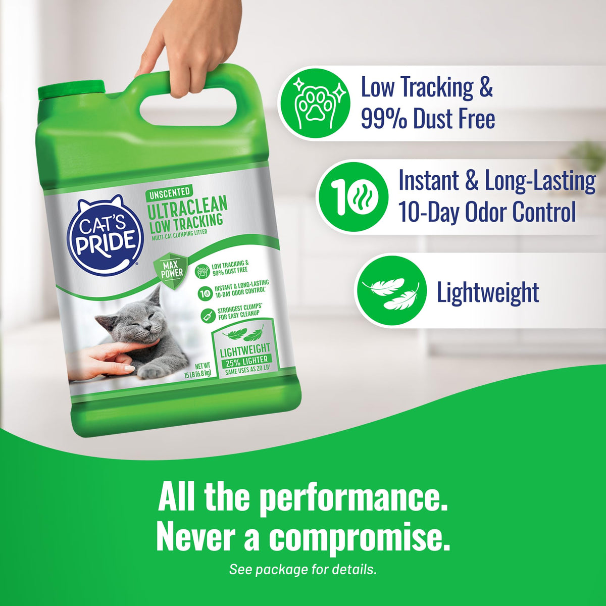 Unscented Clumping Litter 15lb L756