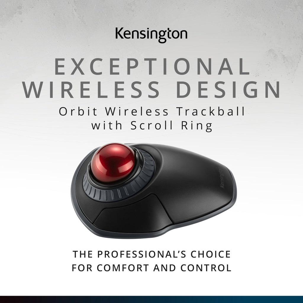 Wireless Trackball with Scroll Ring L3488